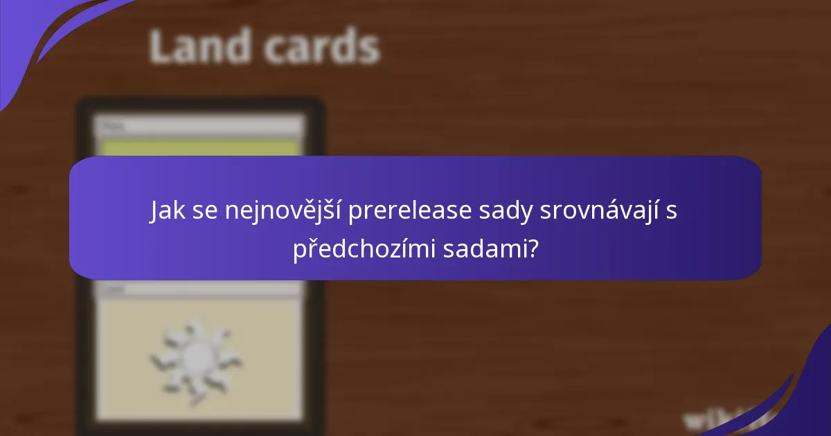Jak je rozdělená vzácnost karet v prerelease sadách?