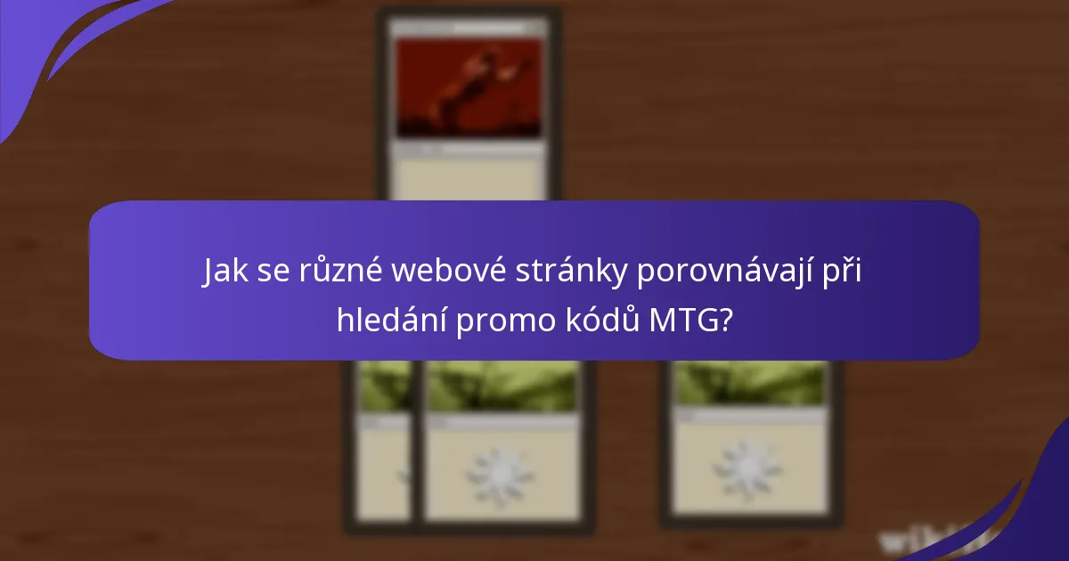 Jaké komunitní nástroje zlepšují zkušenost s promo kódy pro Magic: The Gathering?