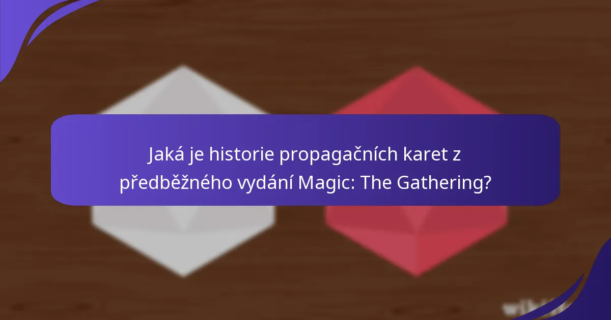 Jaké propagační karty jsou považovány za ikonické v historii MTG?