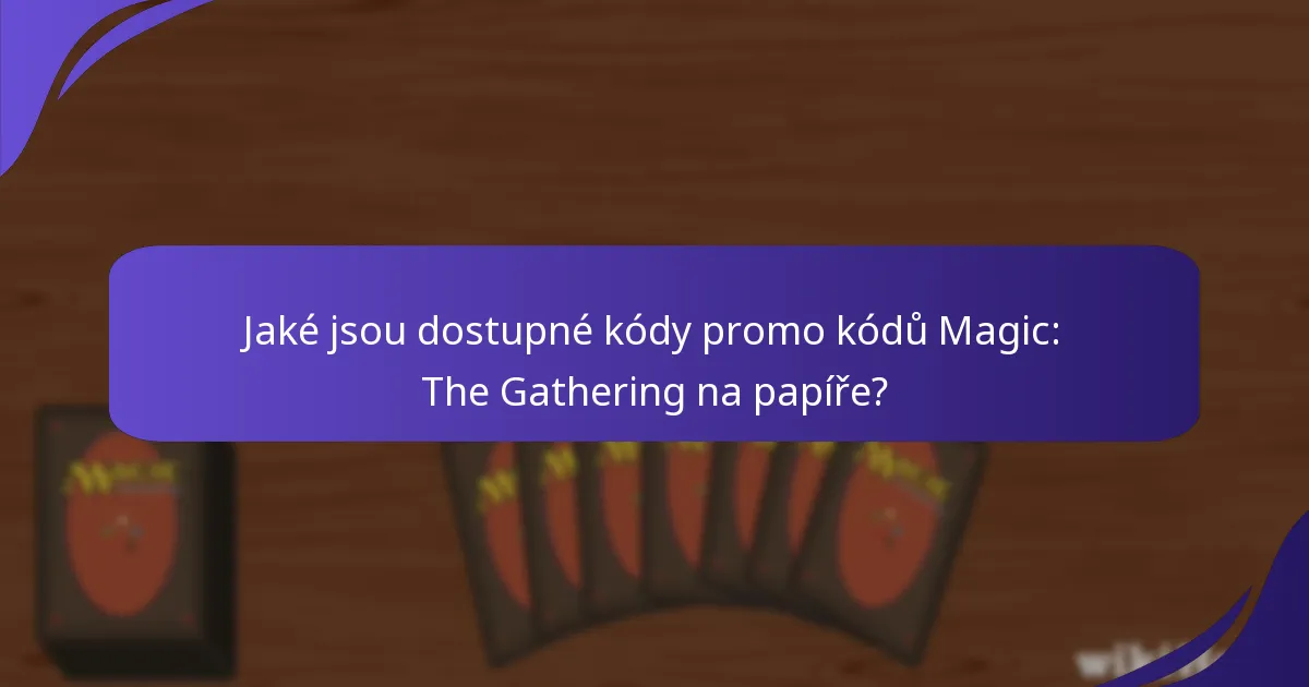 Jaké typy karet jsou způsobilé pro promo kódy?