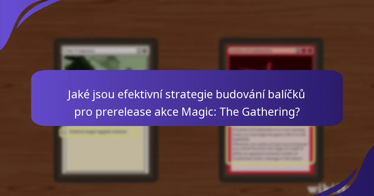 Na jaké formátové úvahy by měli hráči myslet při prerelease akcích?